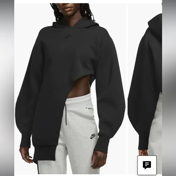 Set of 3 Nike Tech Fleece Asymmetrical Hoodie - Picture 2 of 13